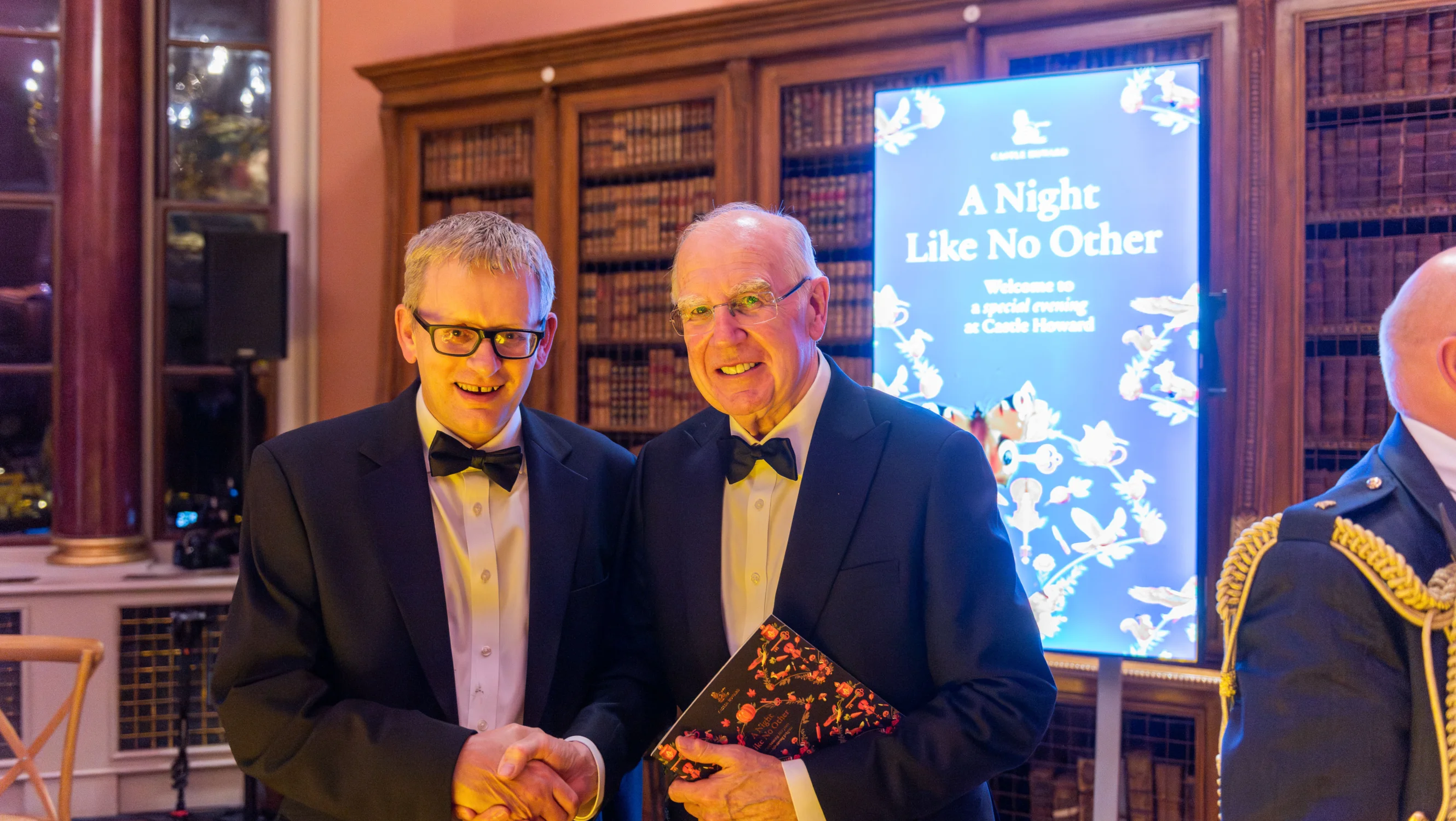 Sir Alan Langlands with Dr Daniel Scott