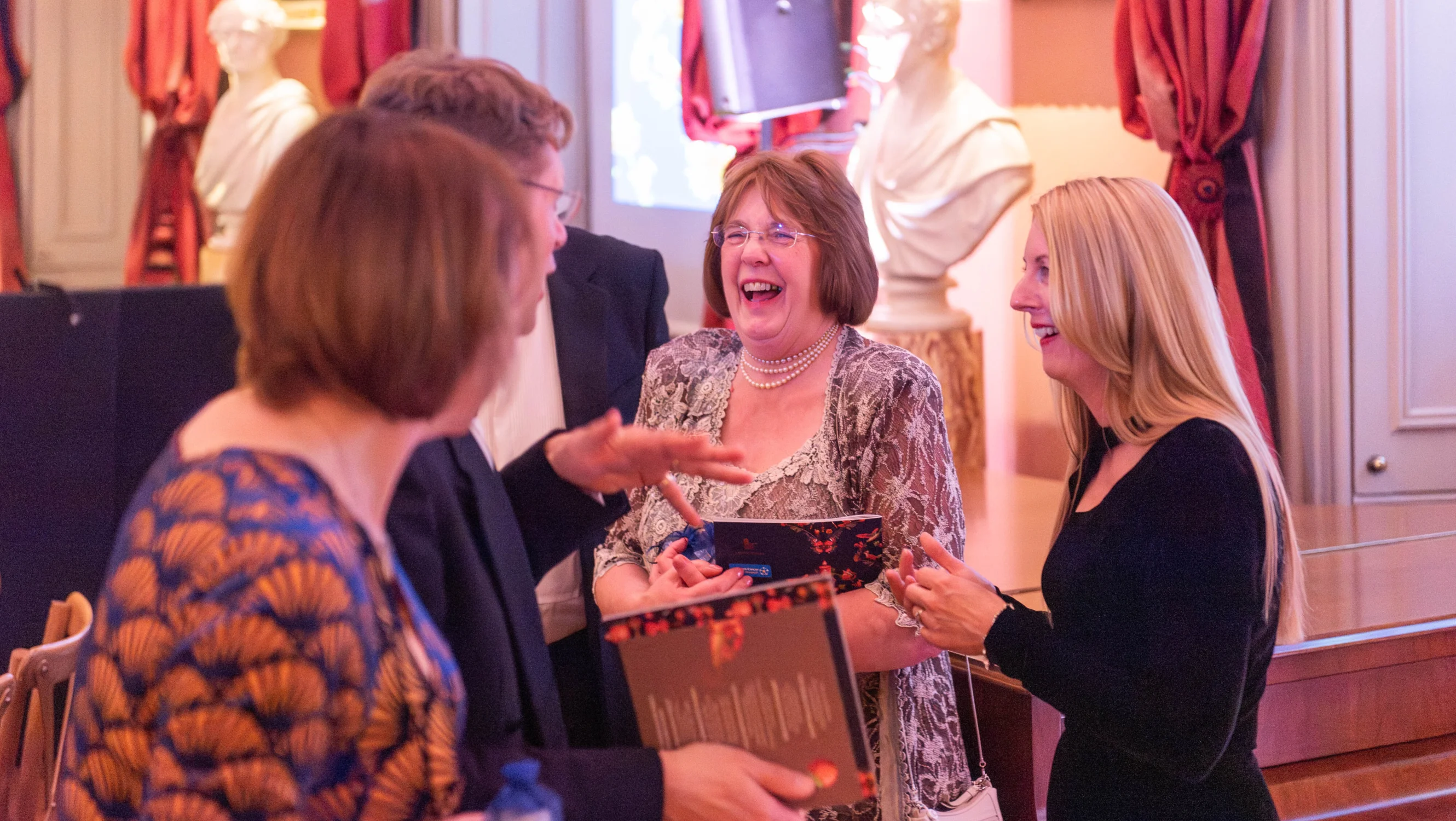 Group of guests laughing