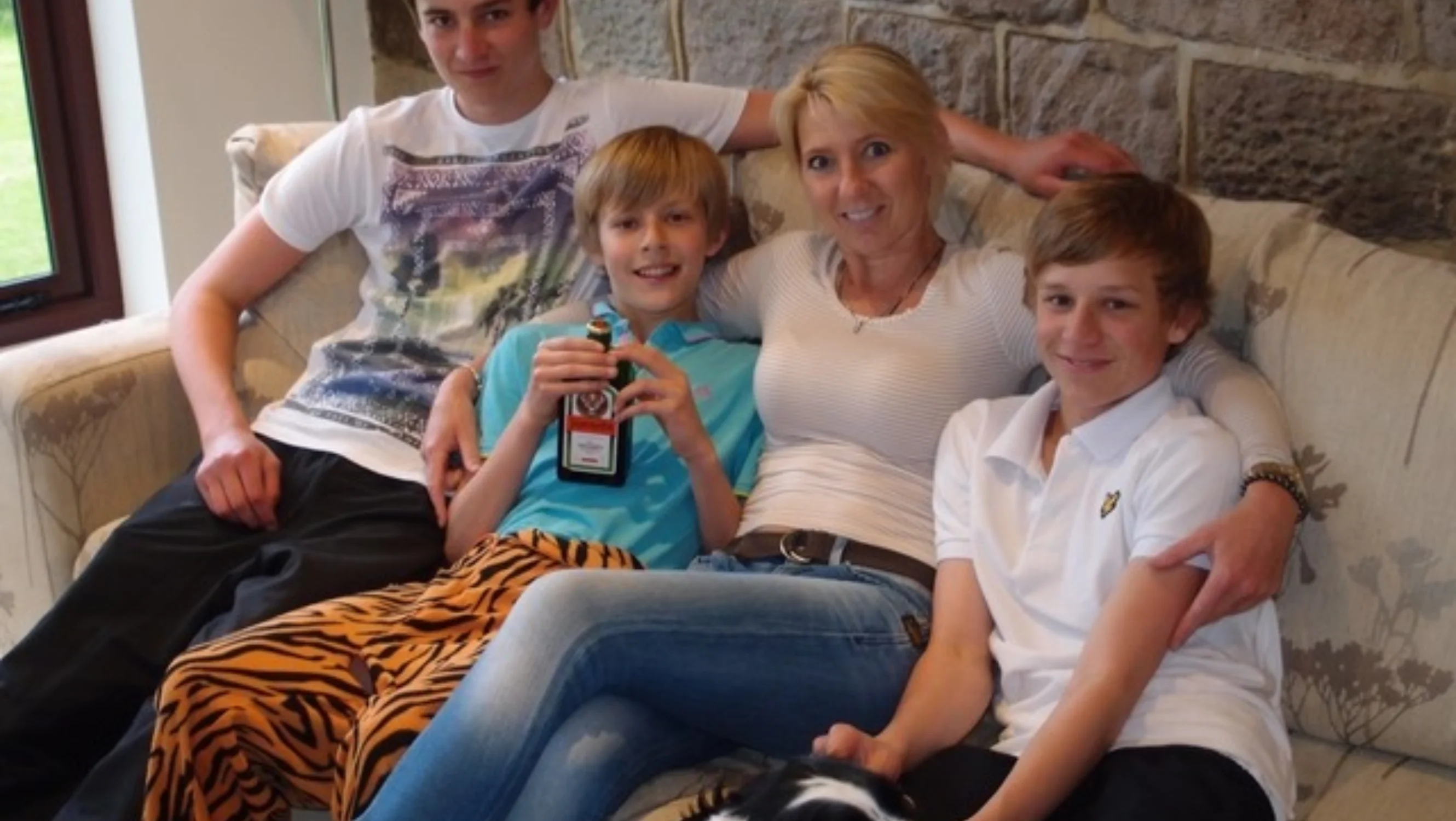 Heather Jackson with her three sons