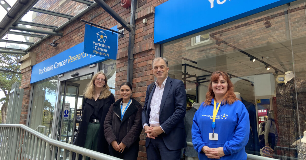 MP visits Yorkshire Cancer Research shop in Ripon to support Change ...
