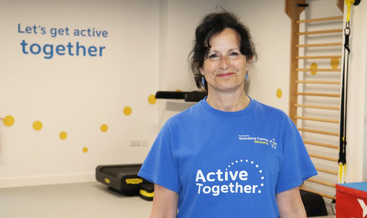 Anne Thackeray in her Active Together t-shirt