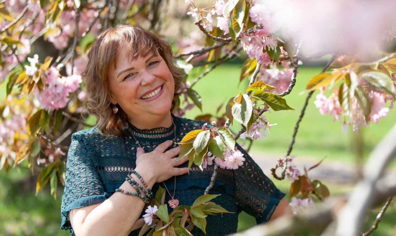 Nicky surrounded by nature