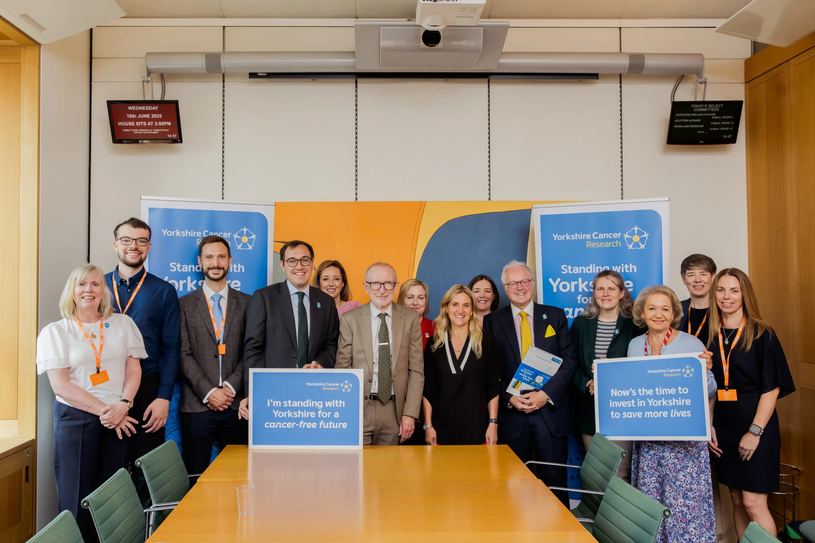 The charity's landmark White Rose Cancer Report was launched at a roundtable discussion at Westminster