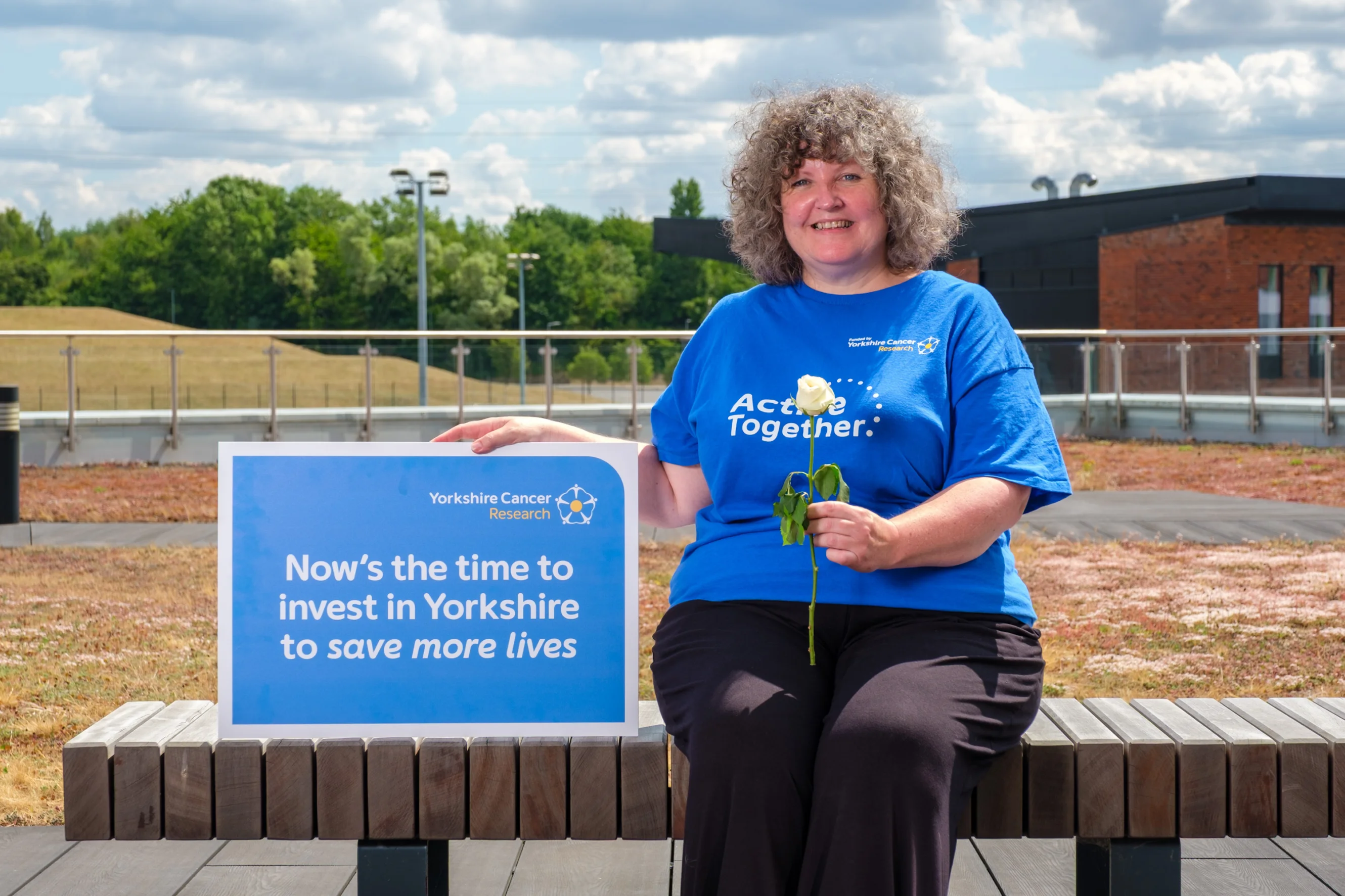 Karen Nile 51 from Sheffield is sharing her experience with bowel cancer to advocate for the White Rose Cancer Report