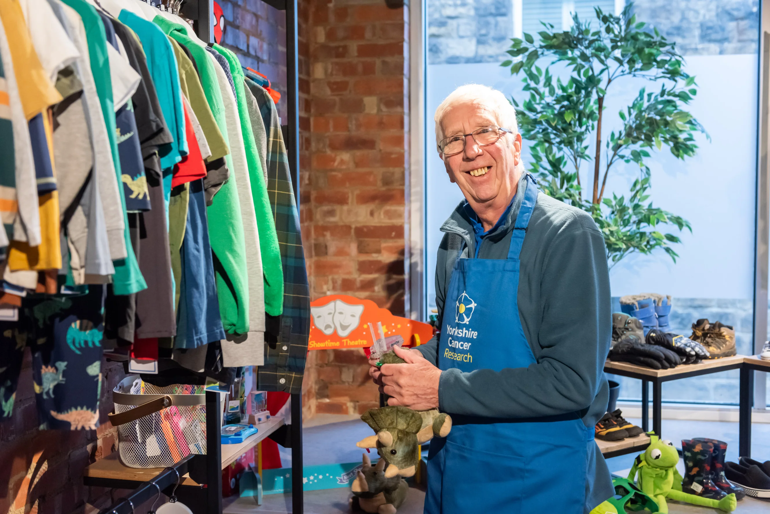 Jonathon Mold is part of the dedicated team of volunteers who generously give their time to sort stock create eye catching displays and offer a warm welcome to everyone who visits the shop