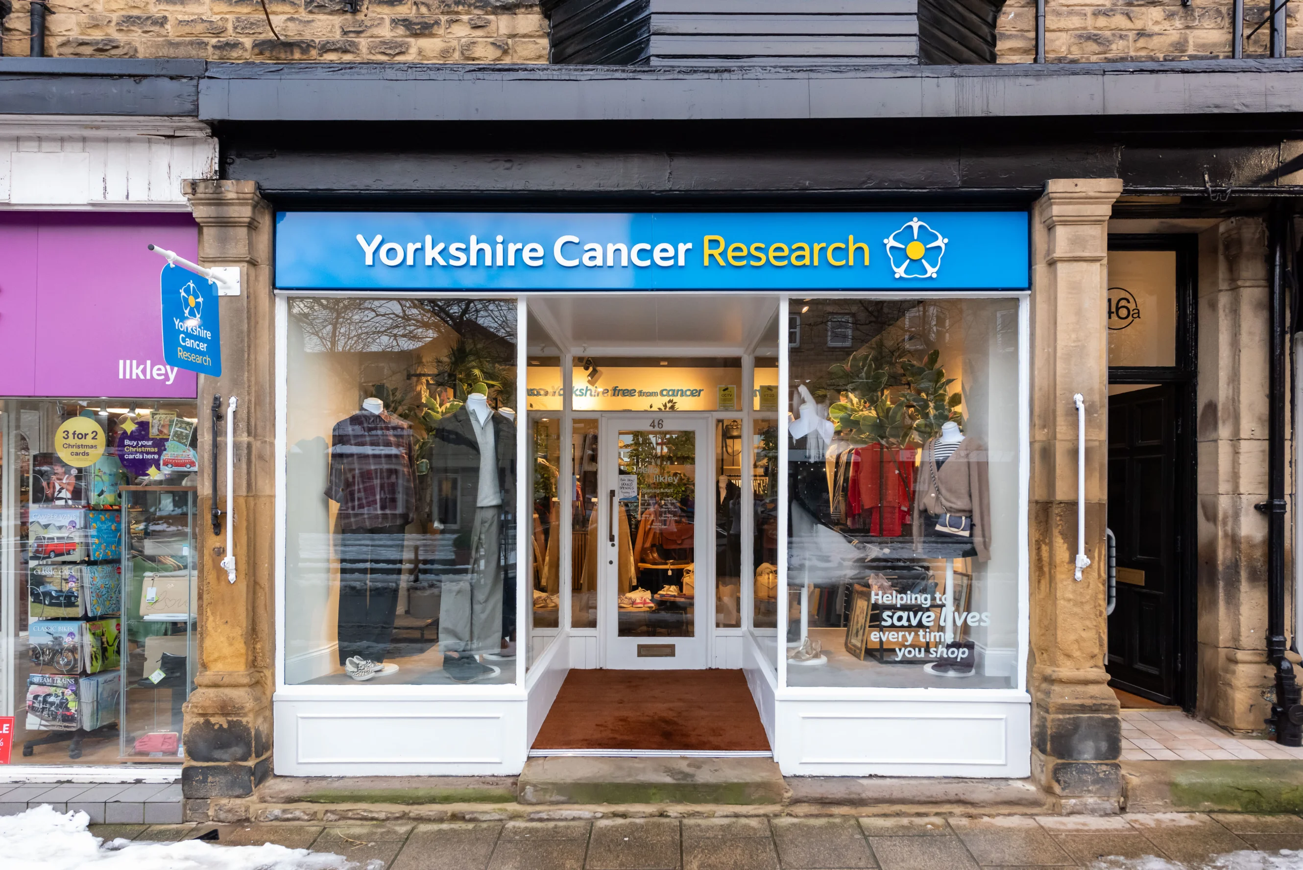 Located on the towns iconic promenade The Grove the Ilkley shop is fitted with bright stylish interiors and natural plants