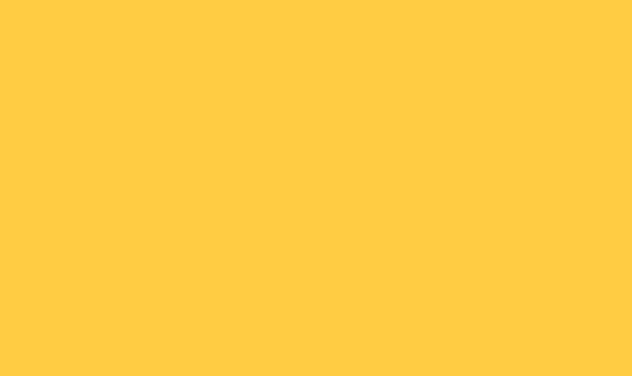 Yorkshire Cancer Research's secondary brand colour (recreate it digitally using R255 G204 B64, or HEX FFCC40)