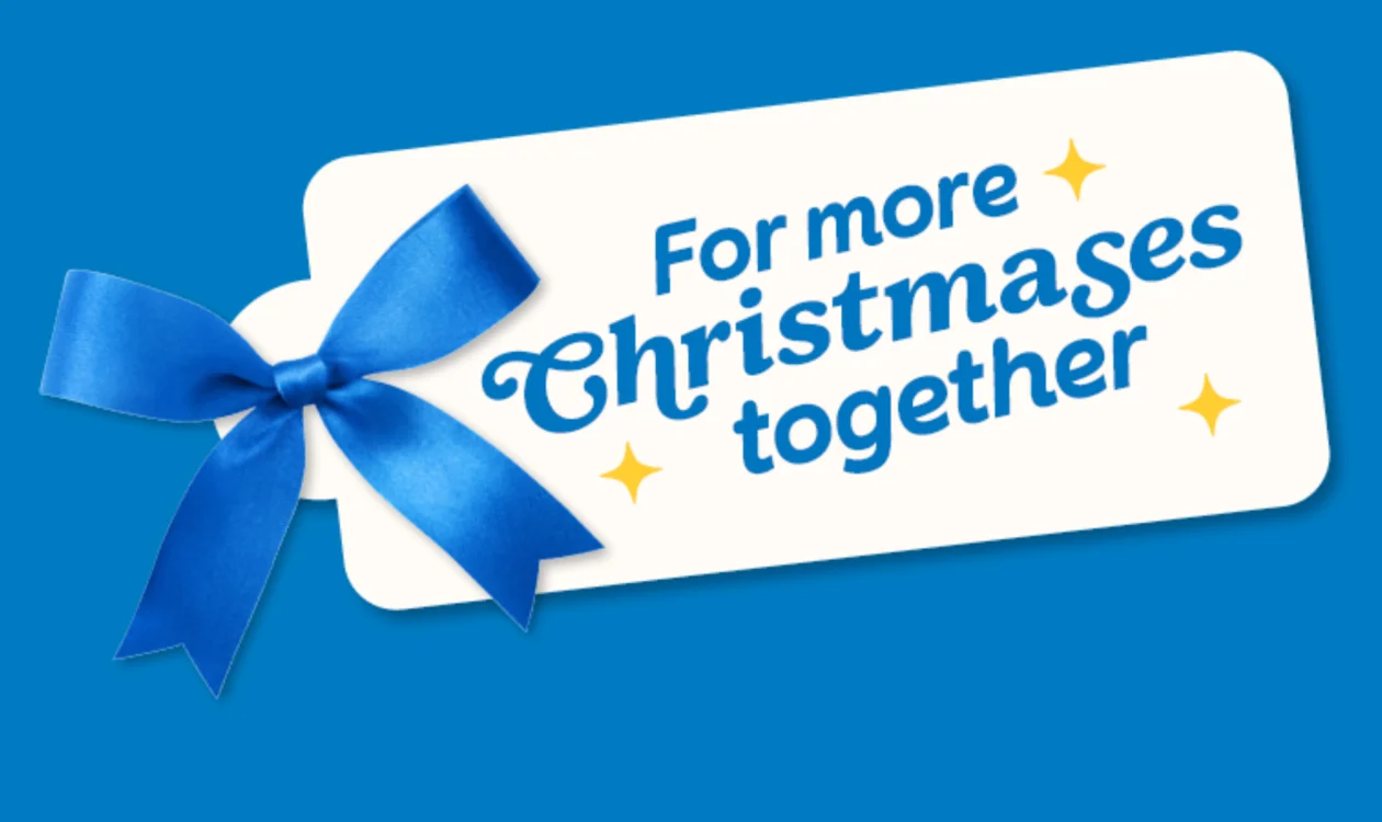 For More Christmases Together gift tag