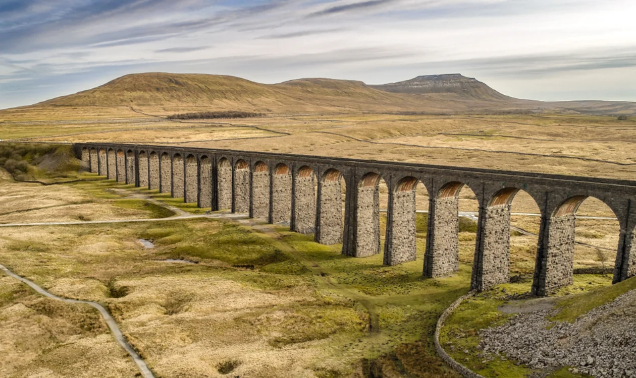 Ribblehead viaduct in Yorkshire