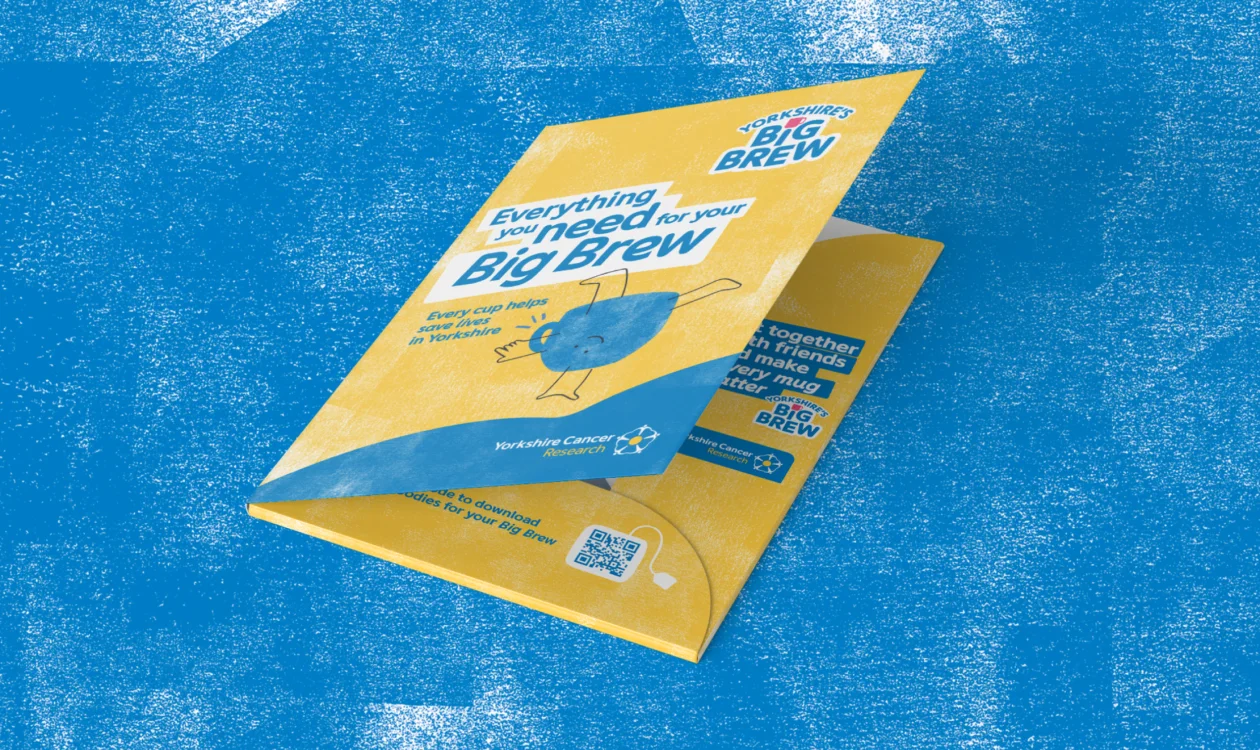 A4 Big Brew fundraising pack folder