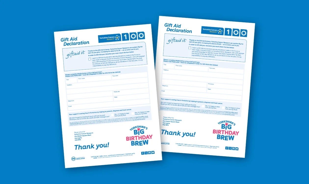 Gift aid PDF preview