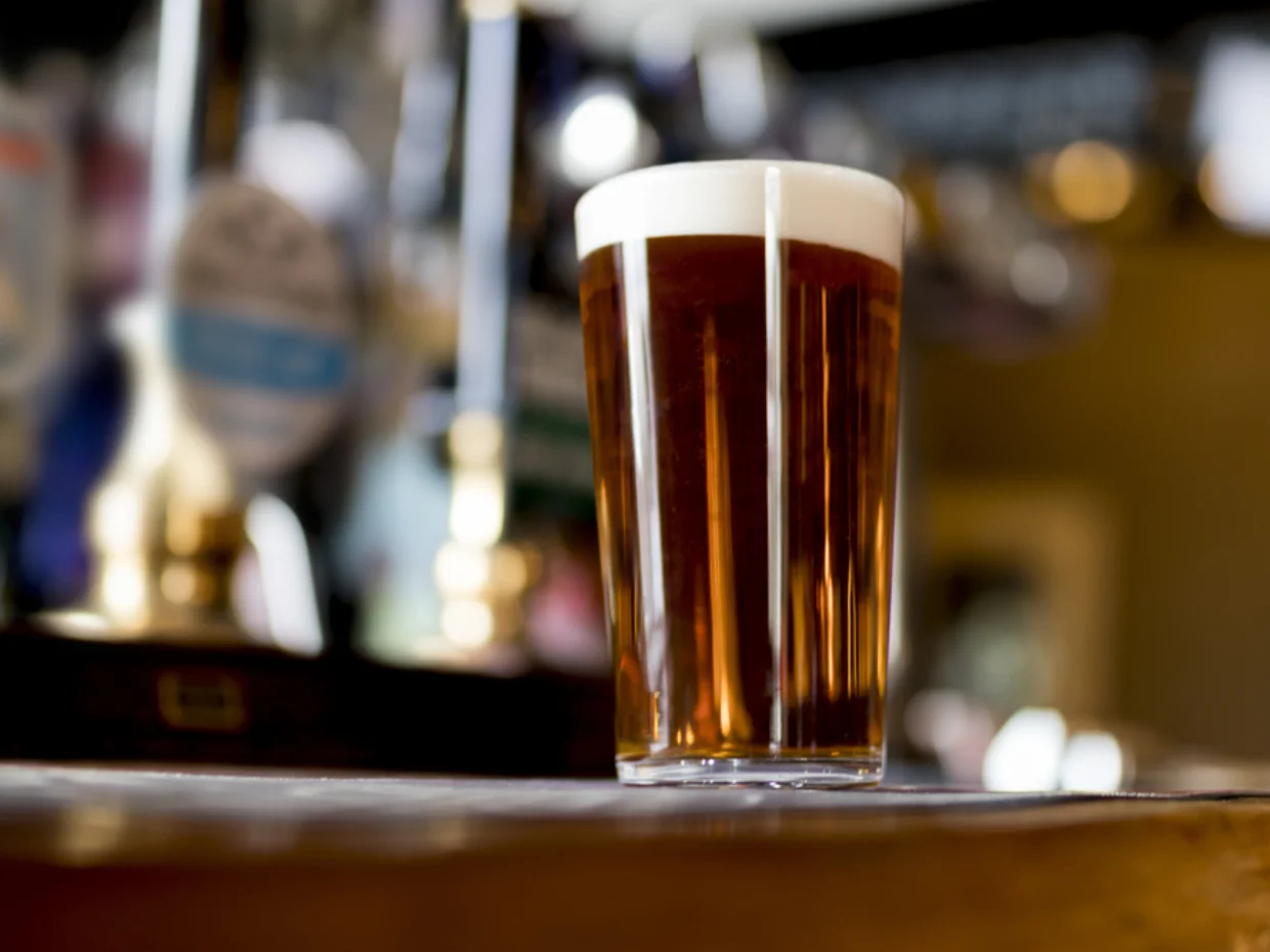 A pint of real ale