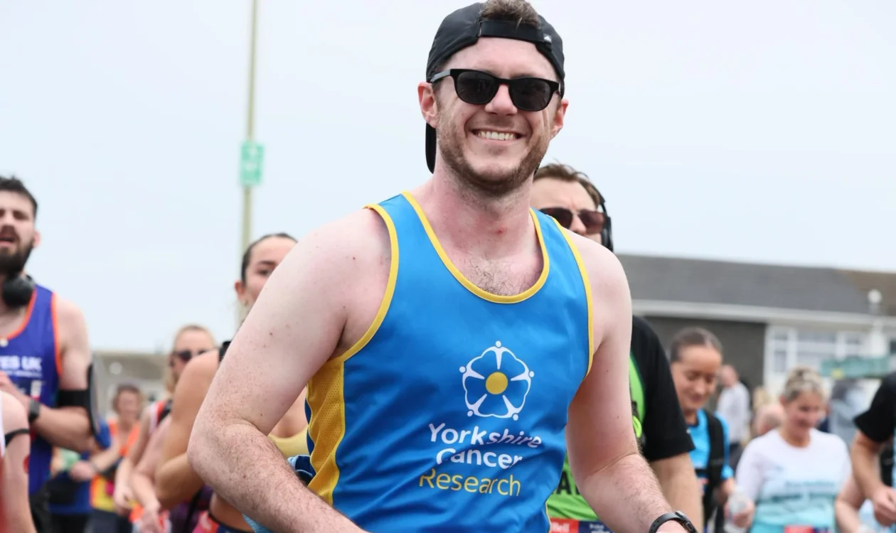 Dr Jordan Curry taking part in the Great North Run