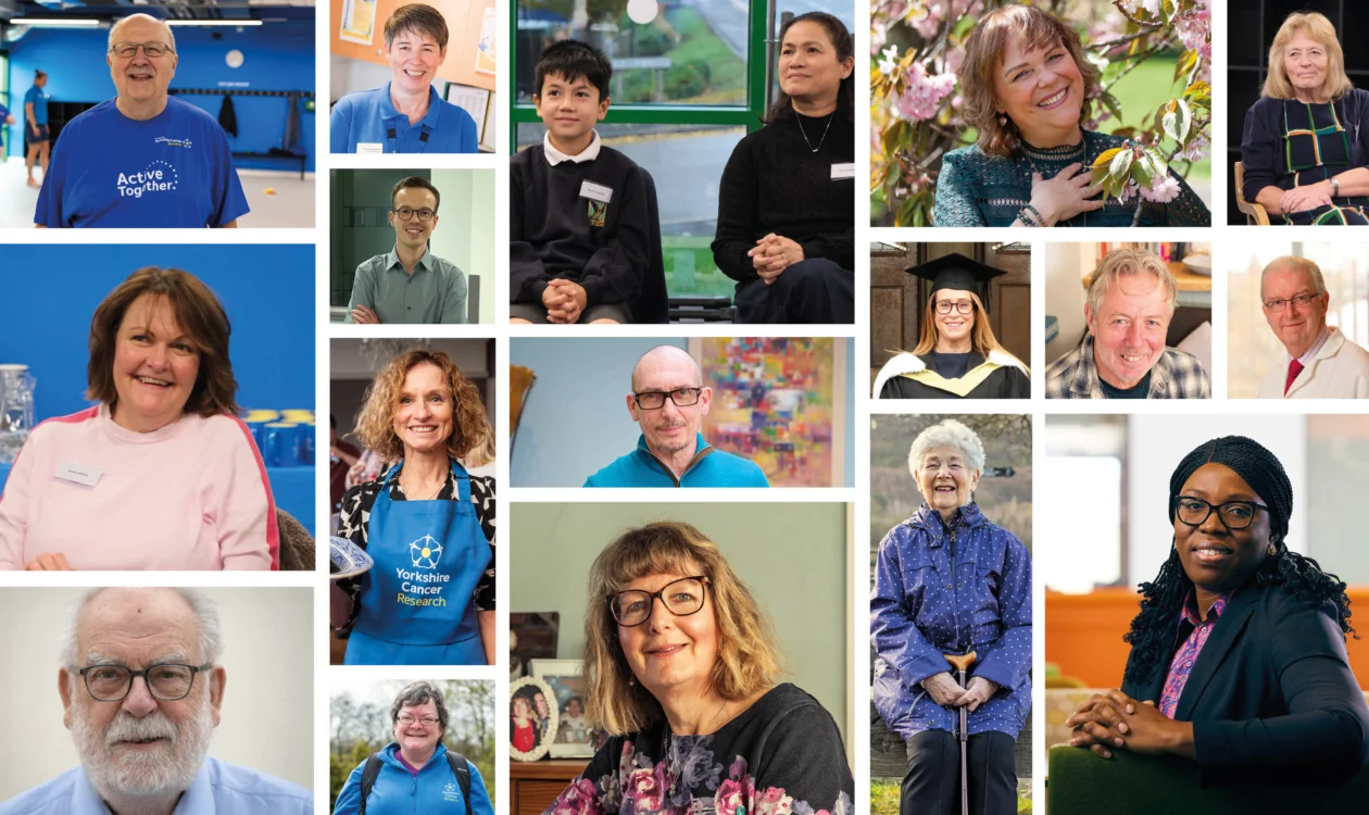 A collage of the 17 voices