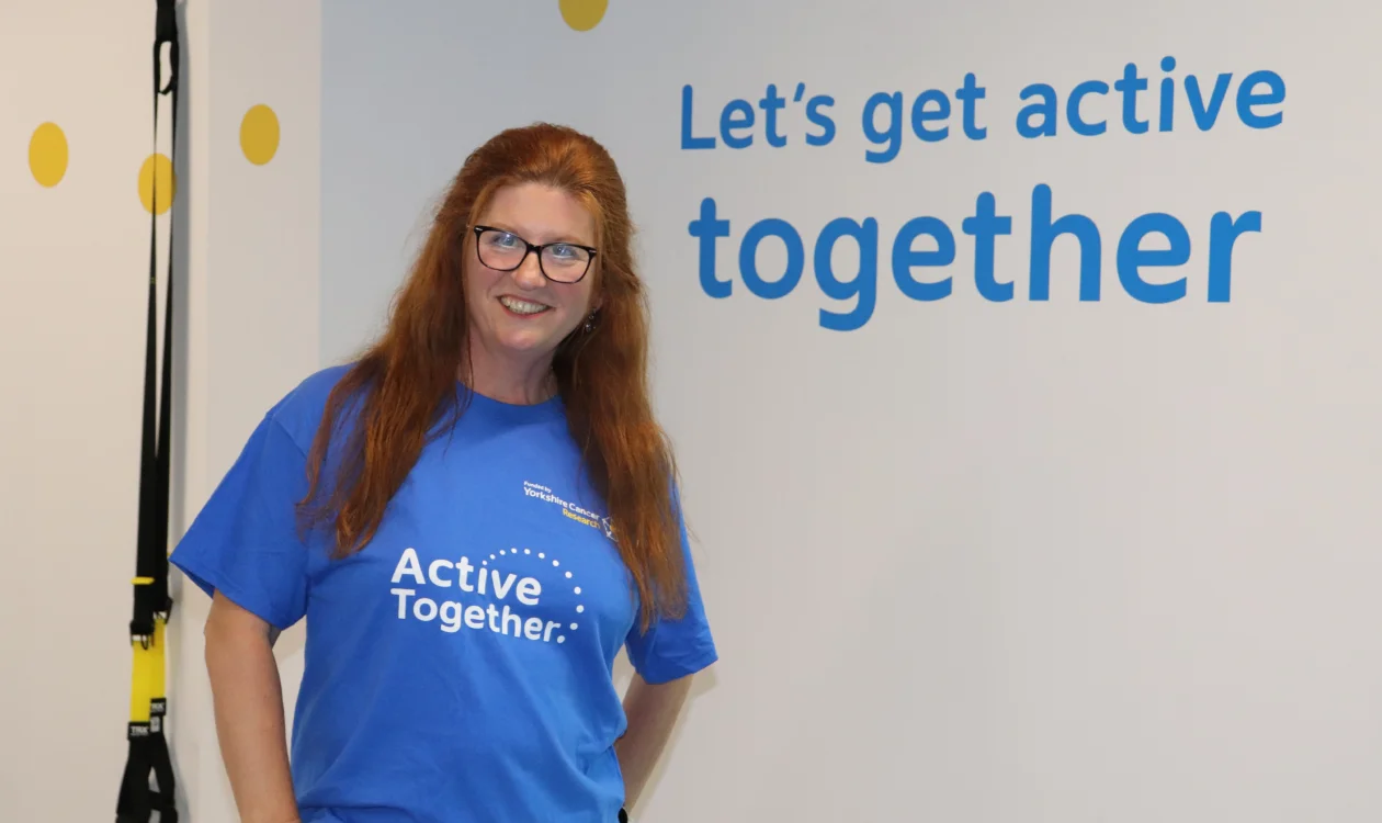 Jackie in the Active Together studio
