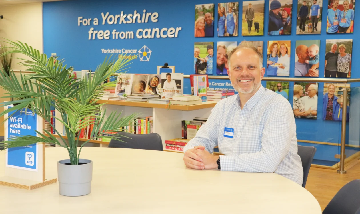 Tony Graham at the new charity superstore in York