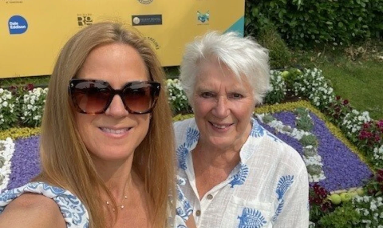 Joanna and her mum Elisabeth