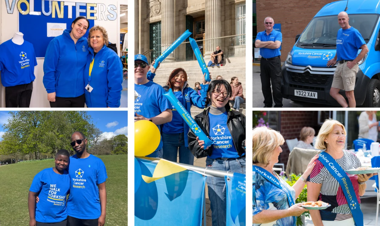 Collage of volunteers