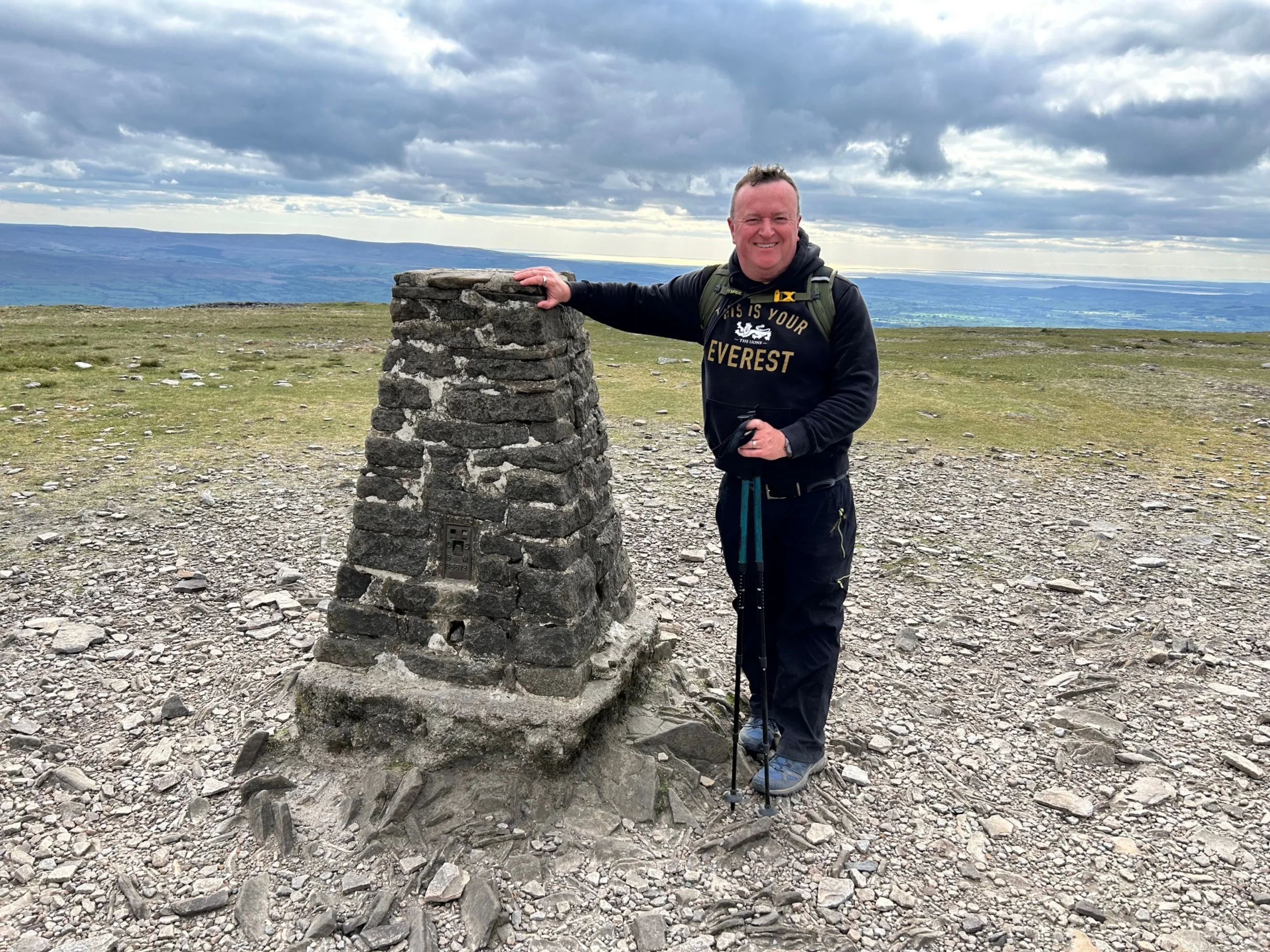 Mark after completing the Yorkshire Three Peaks