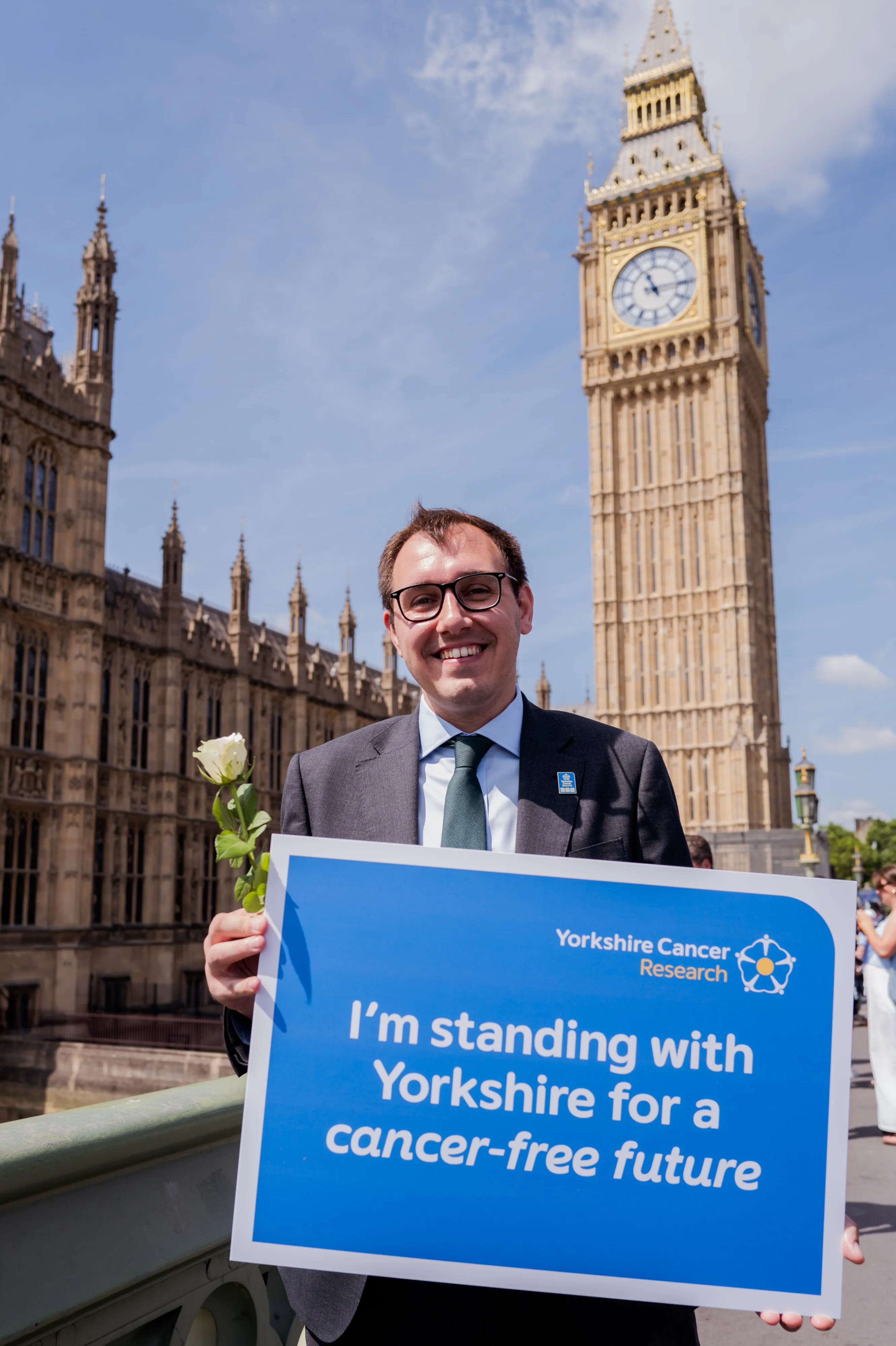 Tom Gordon MP is urging people in his constituency and beyond to send a white rose to London