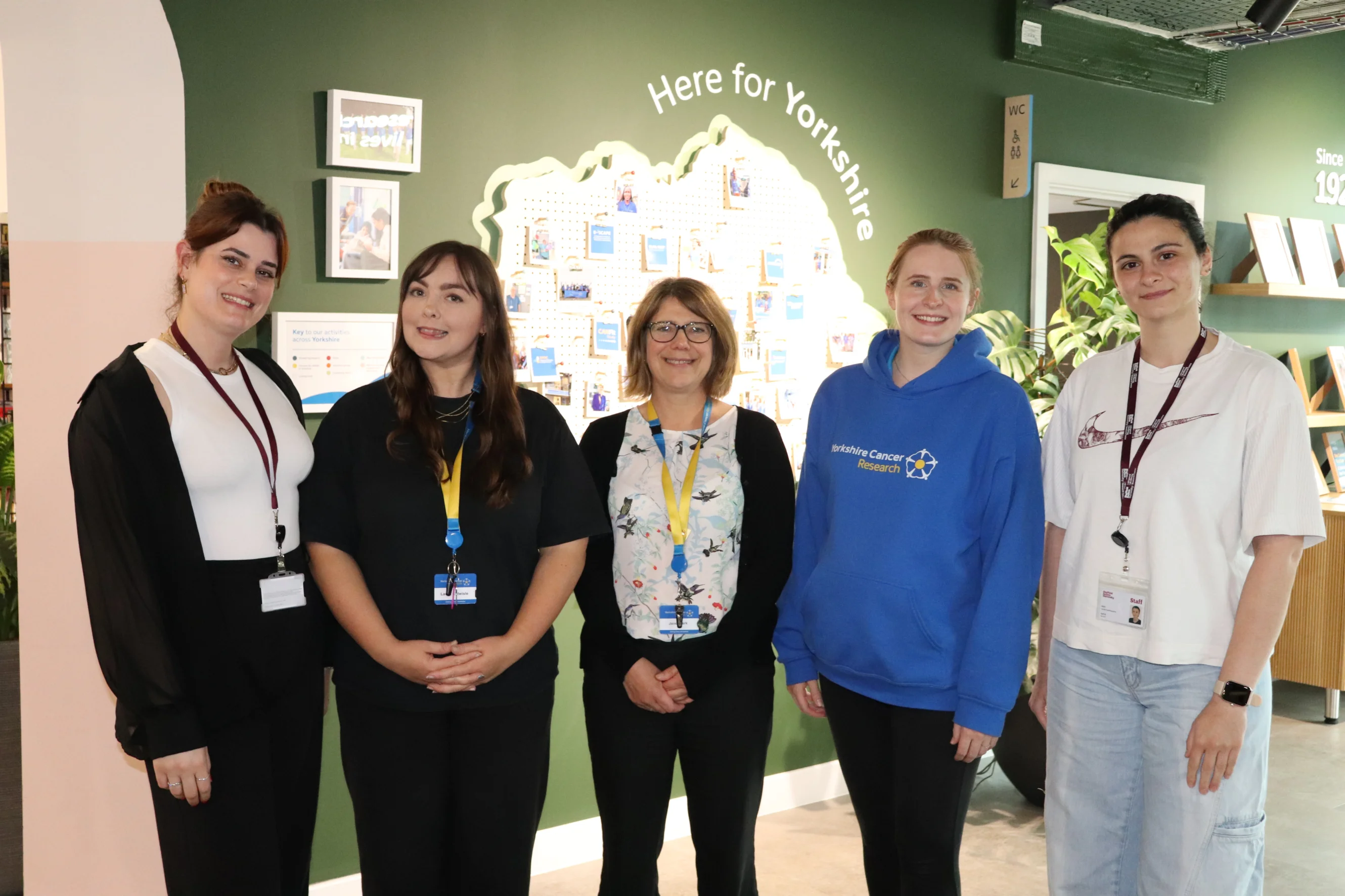 Konstantina and Vasia with the Active Together Harrogate team