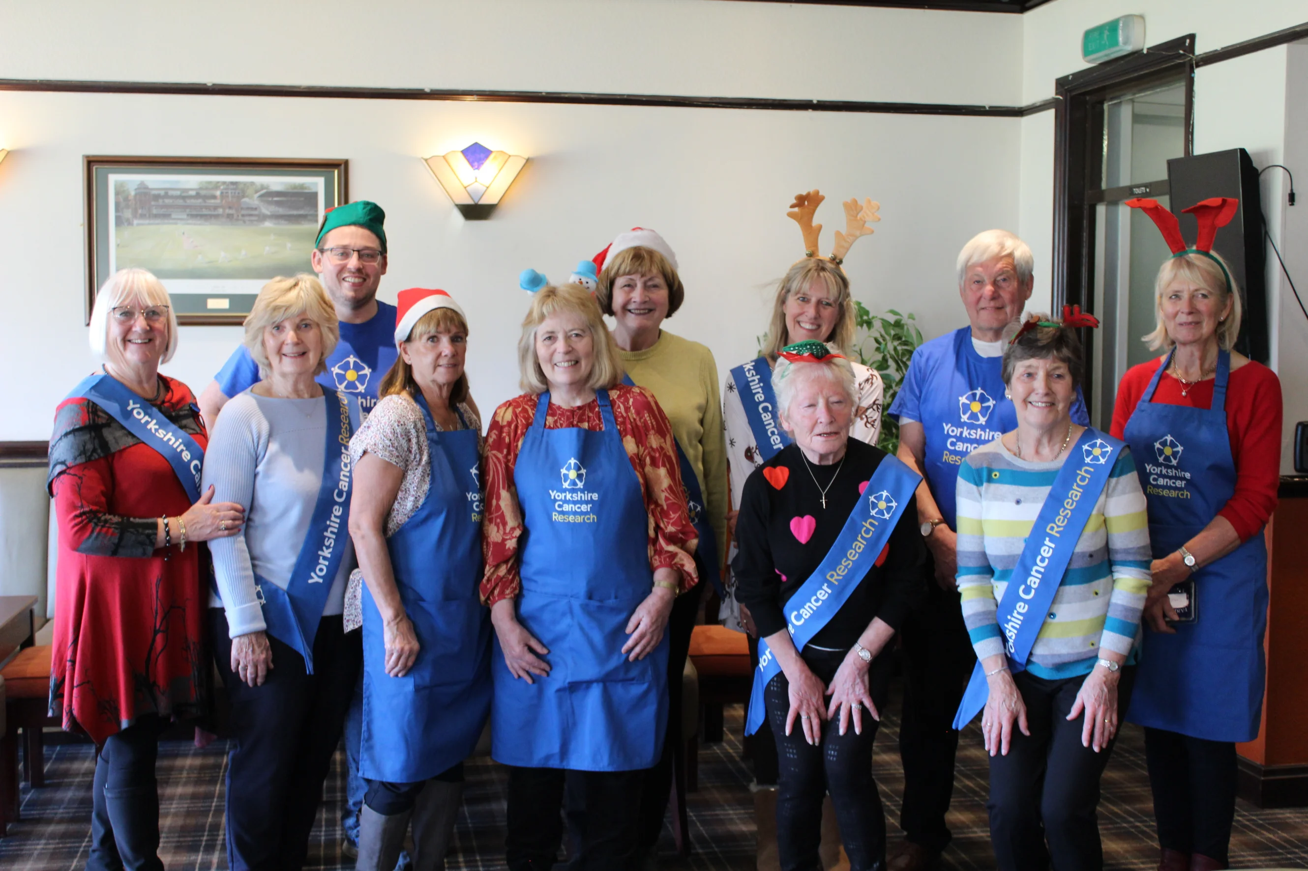 The Wharfedale Volunteer Group at Christmas