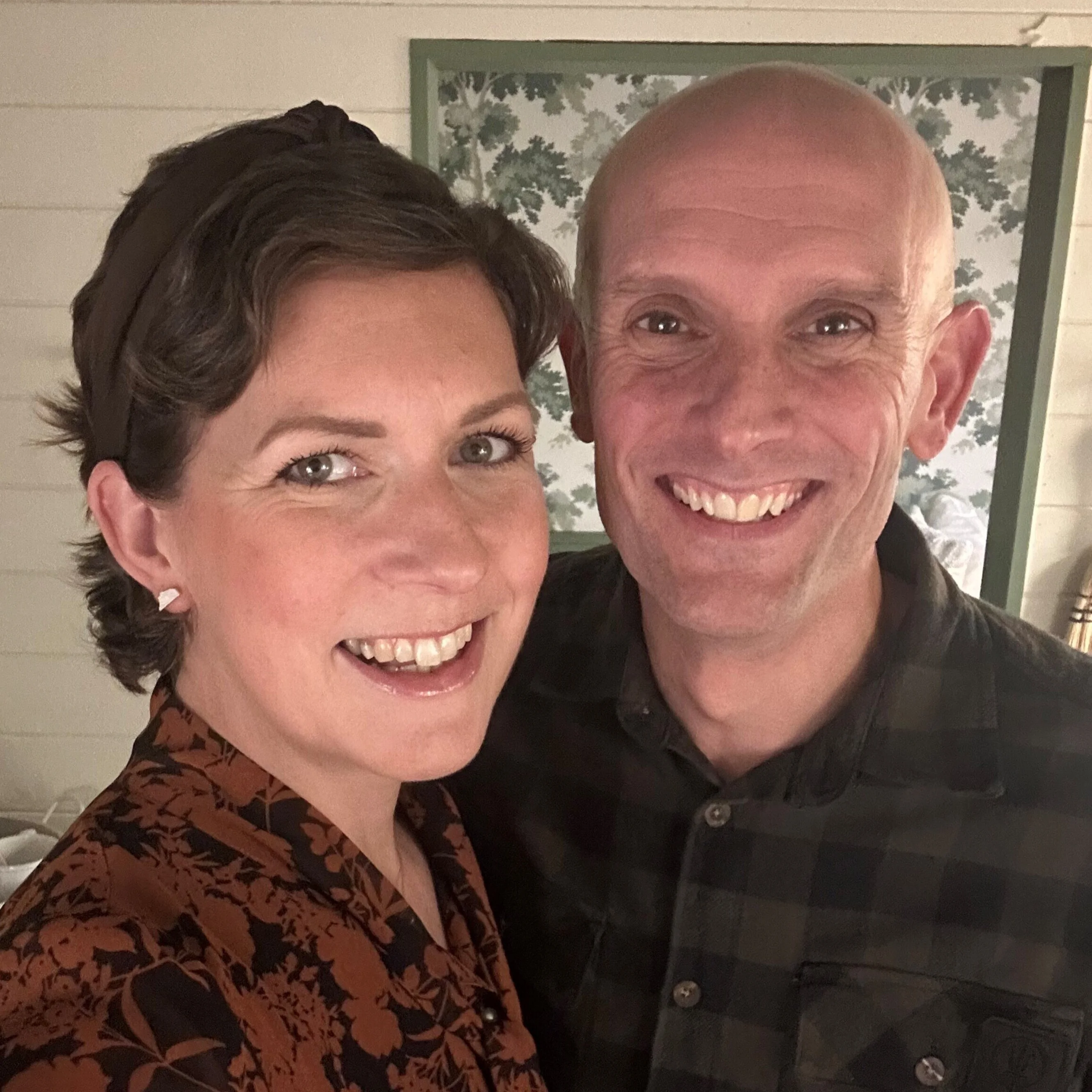 Kate Moore with her husband