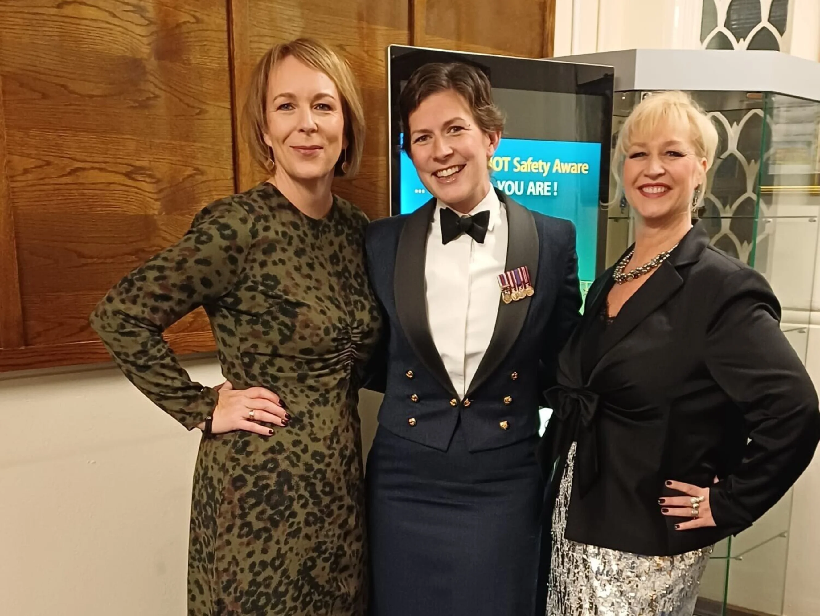 Kate Moore at a Yorkshire Cancer Research fundraising event