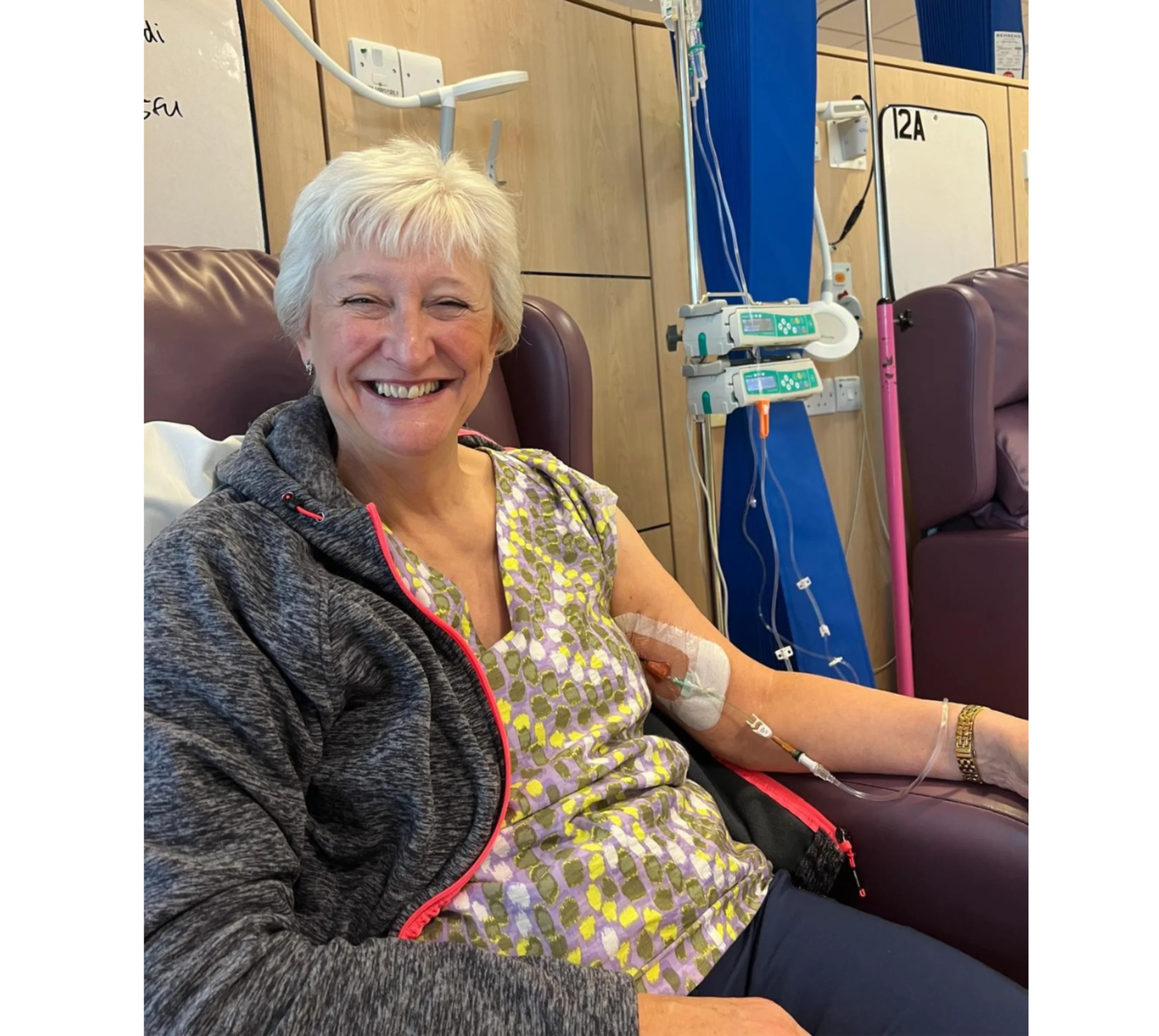 Julie Viligiardi from Leeds believes taking part in a clinical trial helped give her a greater chance of recovery from bowel cancer