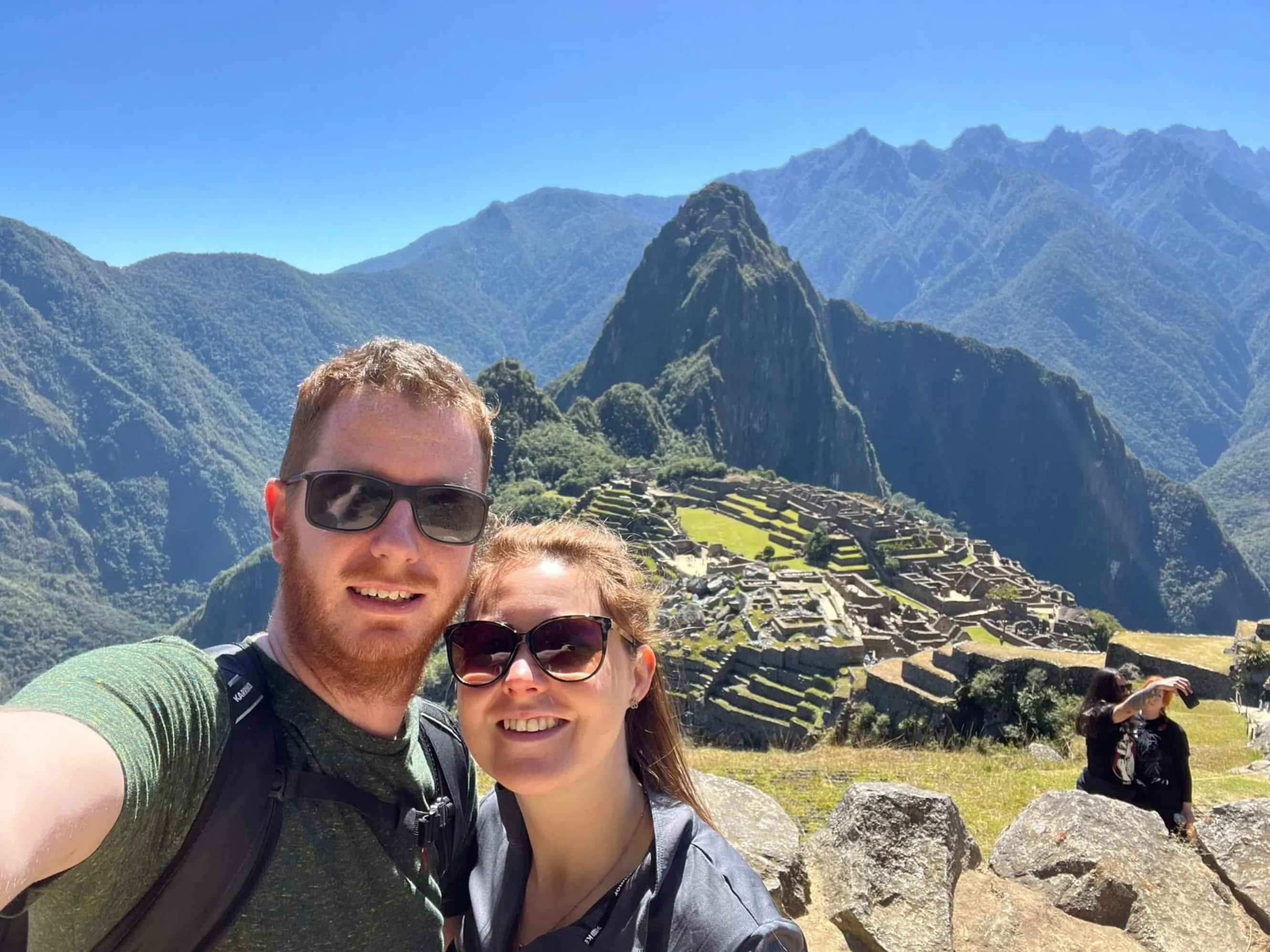 Stephen Jennings with his wife Emma