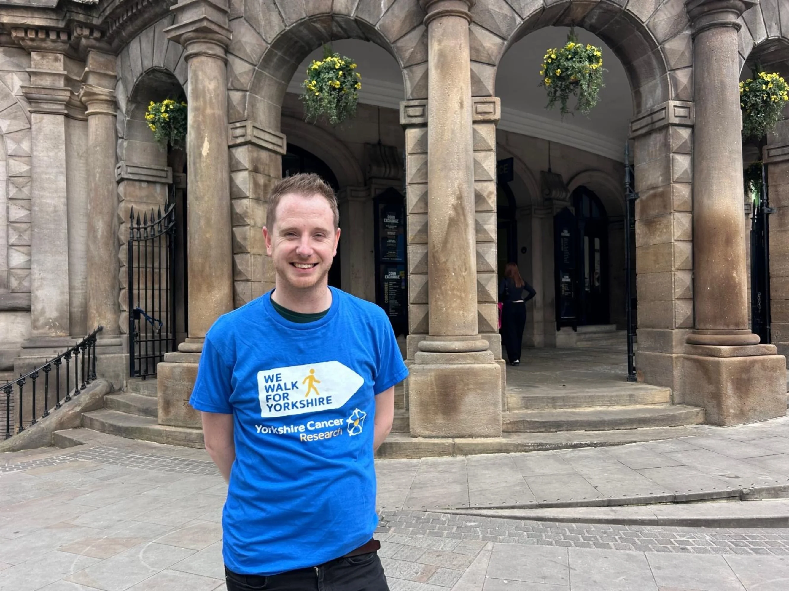 Stephen Jennings stood in front of the Corn Exchange