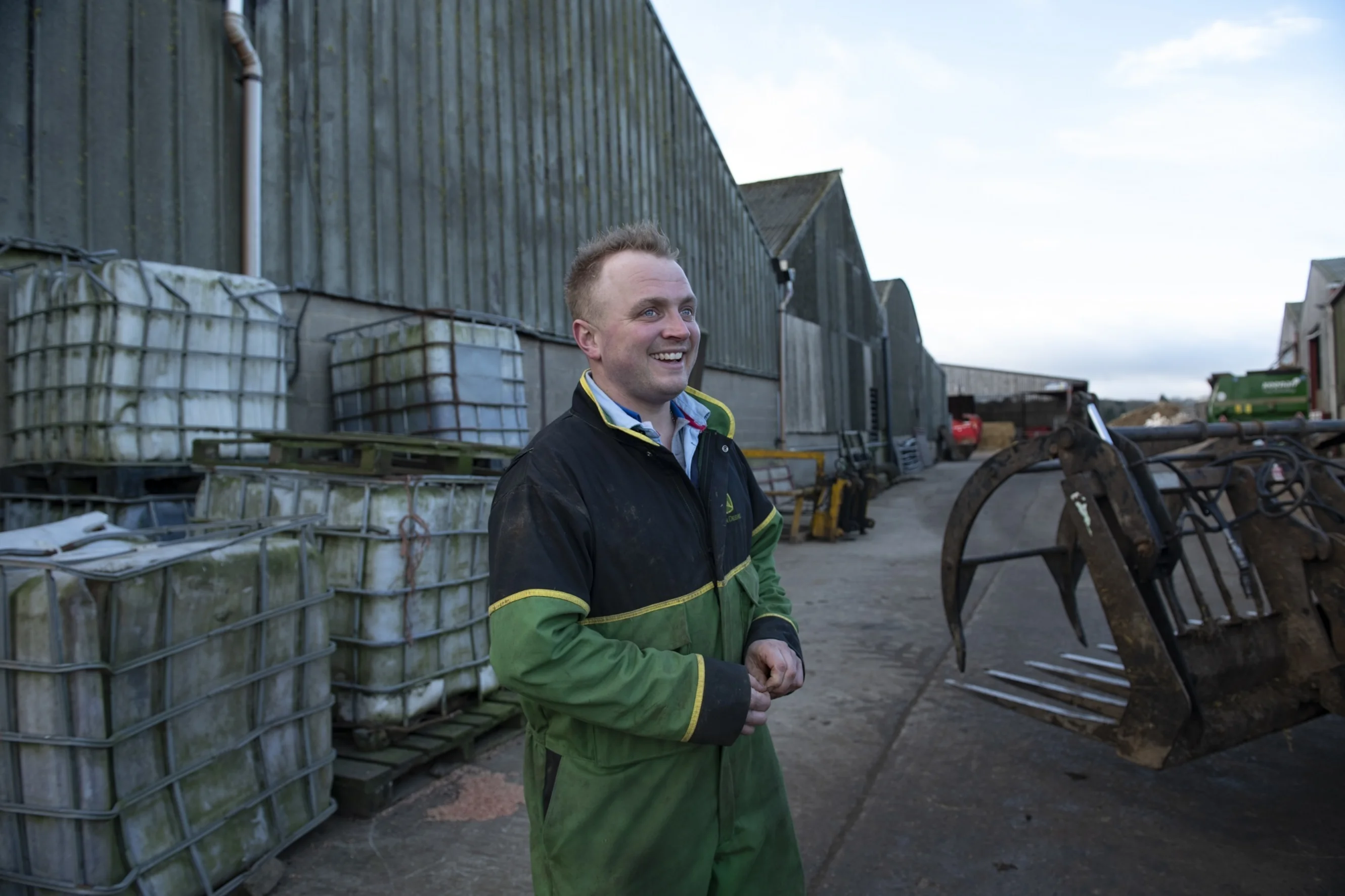 Man standing in farm