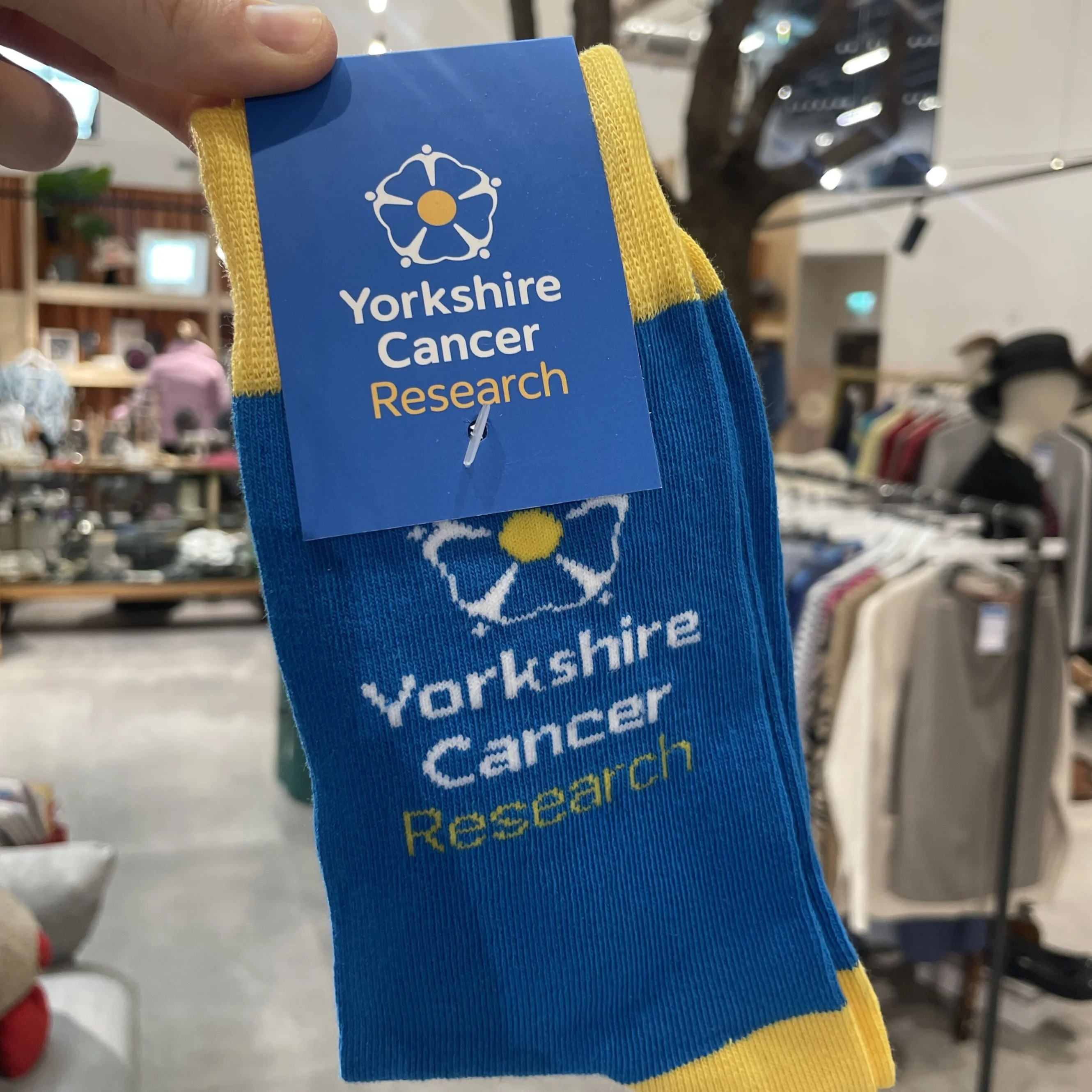 Yorkshire Cancer Research socks