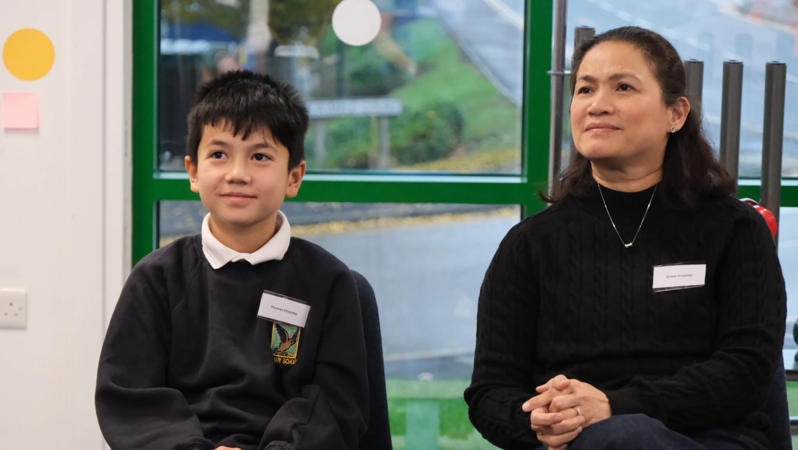 Thomas and his mum Shiela