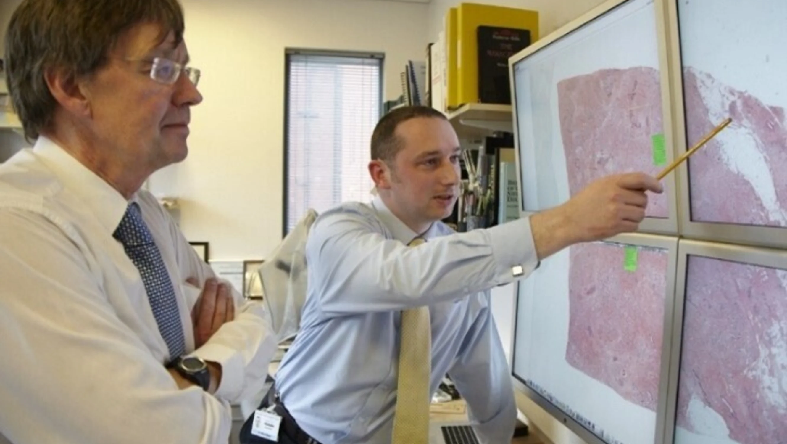 Professor Quirke and Dr Nick West 2005