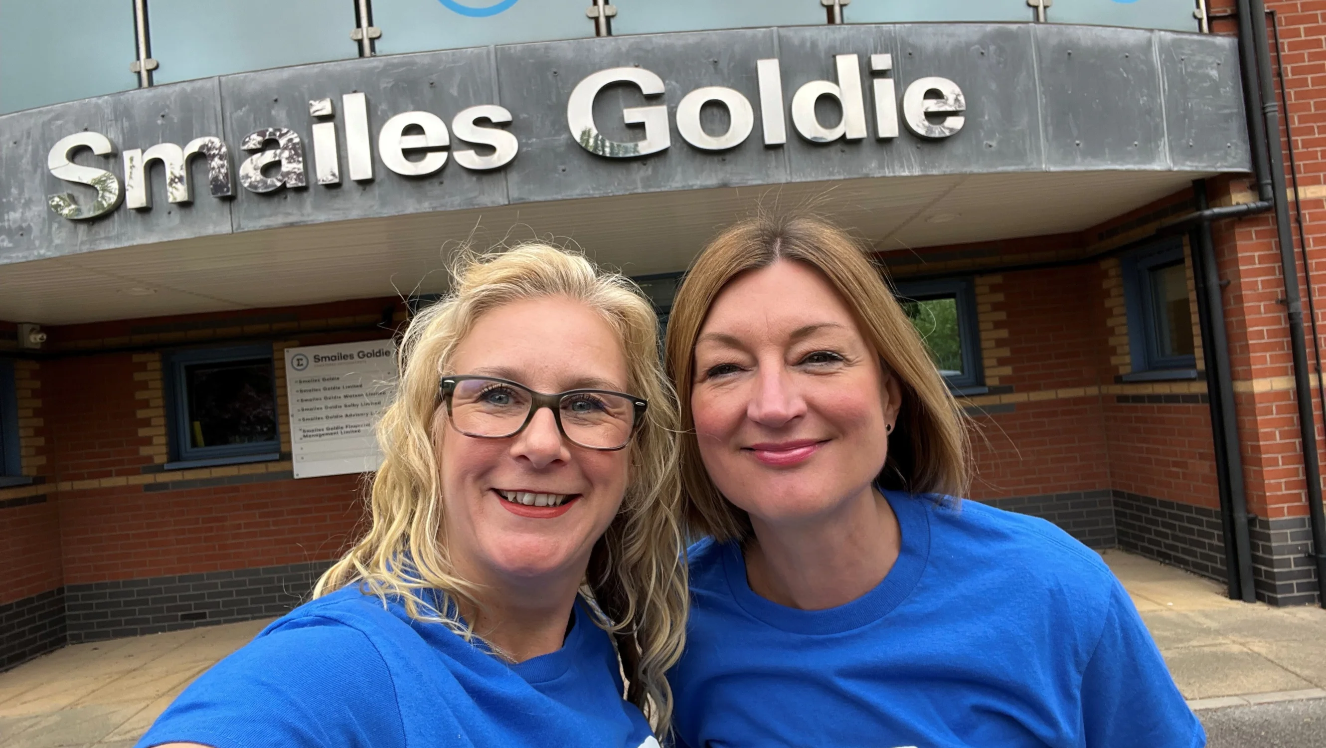 Jayne with her colleague
