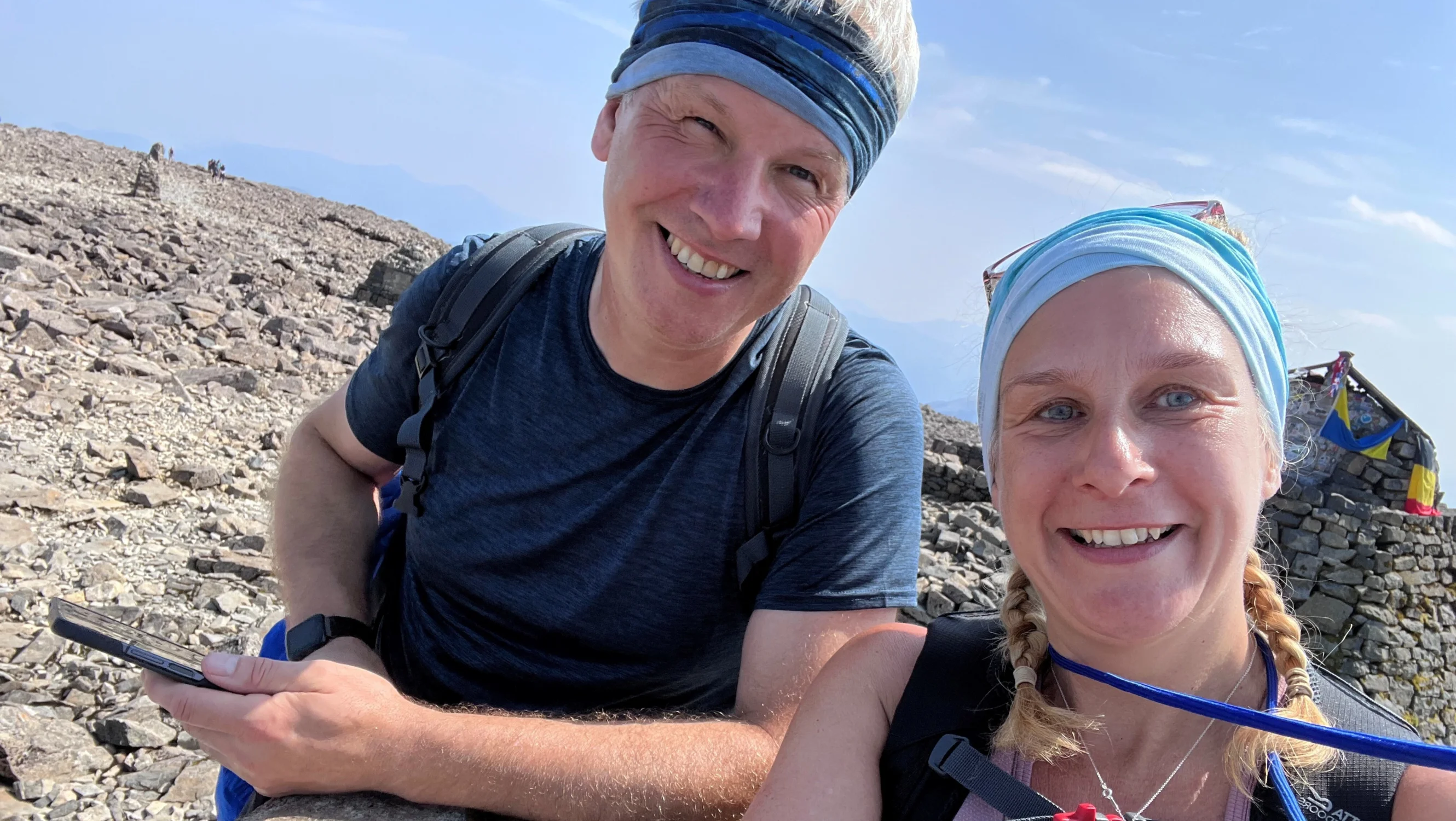 Jayne with her colleague