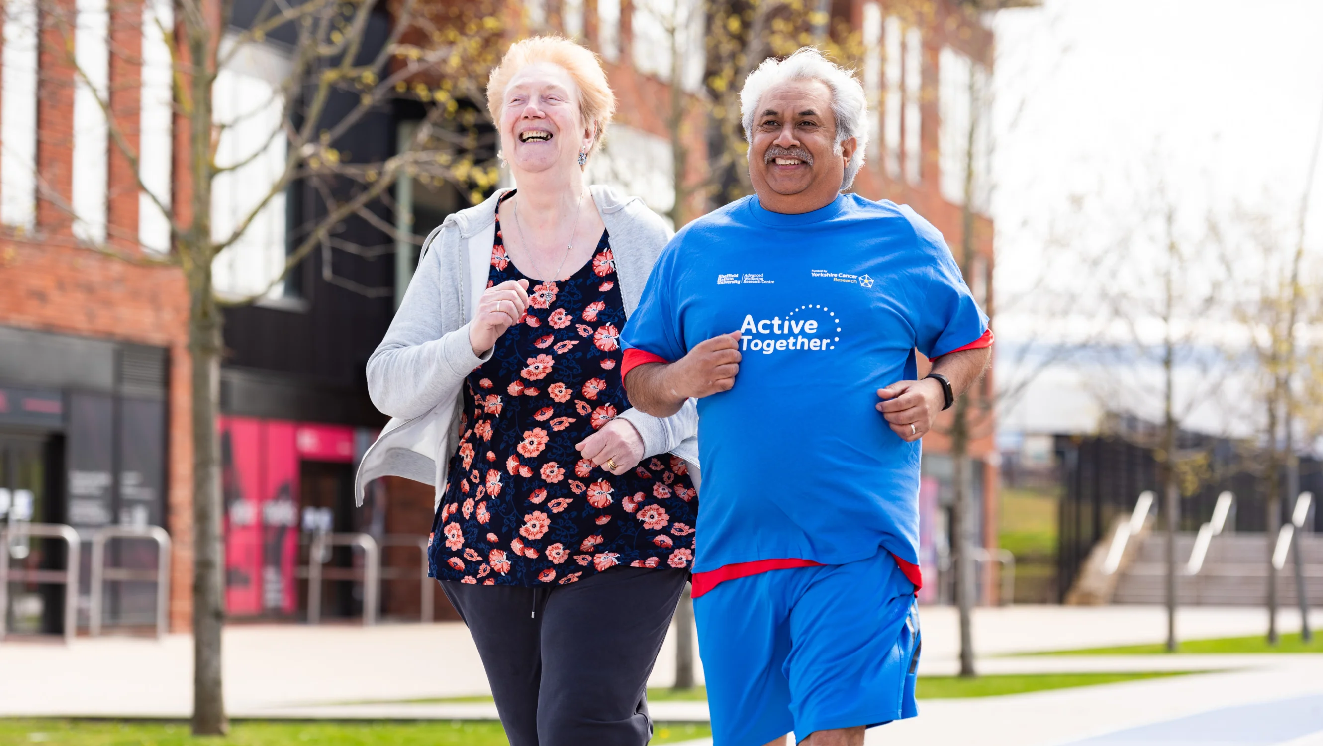 Two Active Together members running