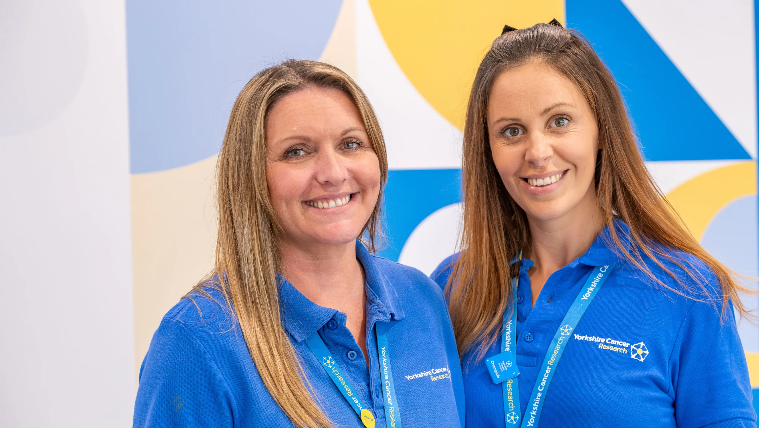 Sarah and Tori, members of the charity's stop smoking service team