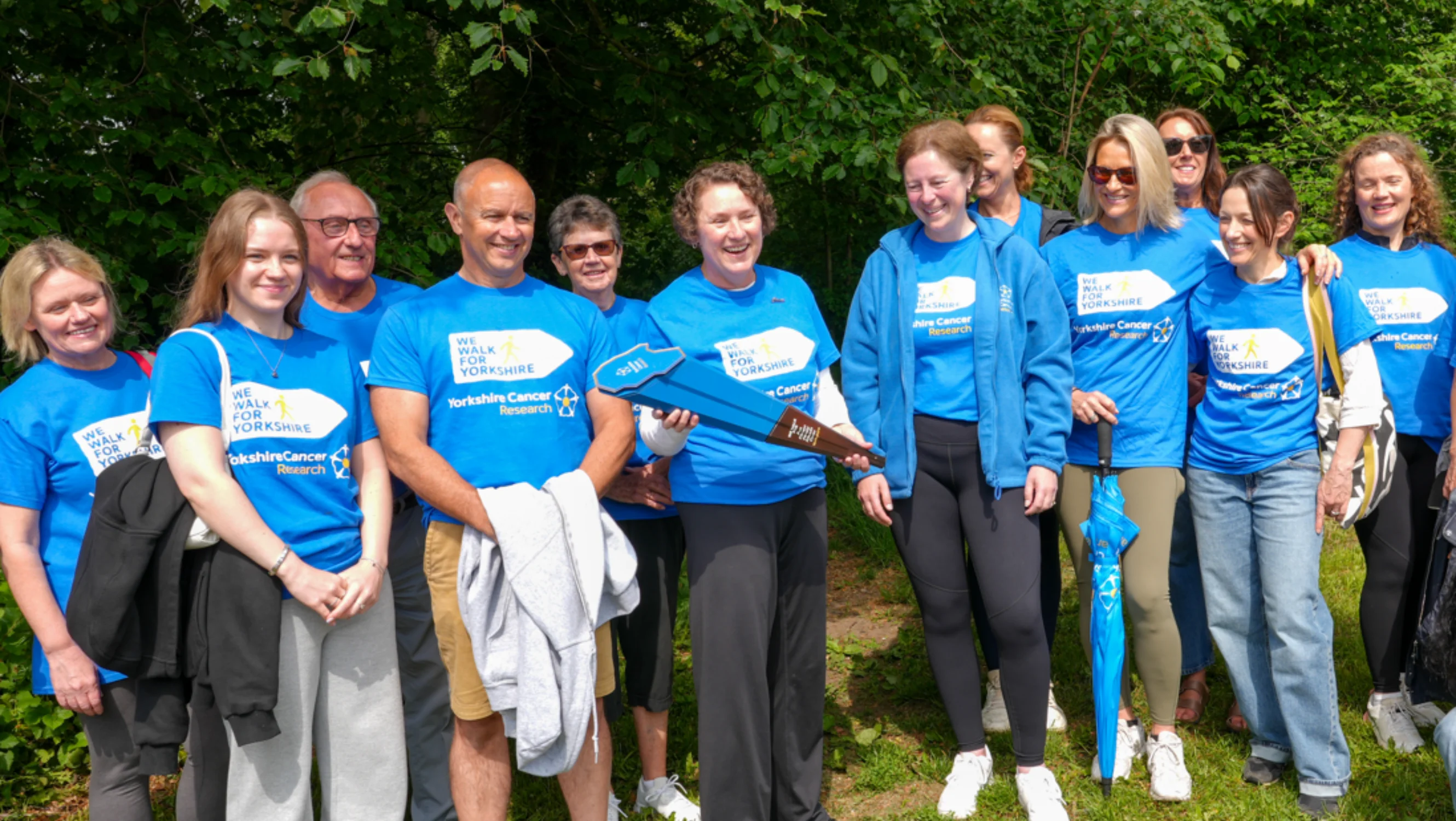 The baton being passed over to Katie