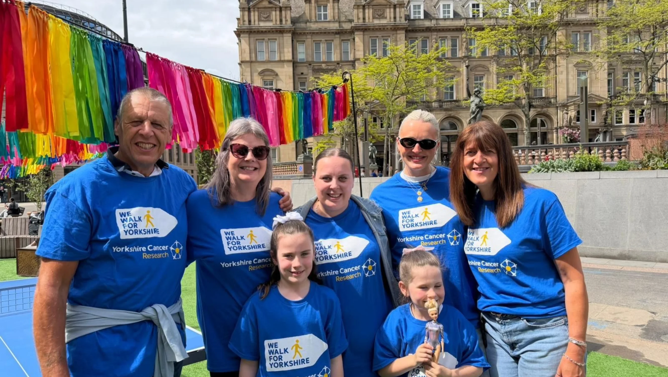 Karen, Jade and family in Leeds