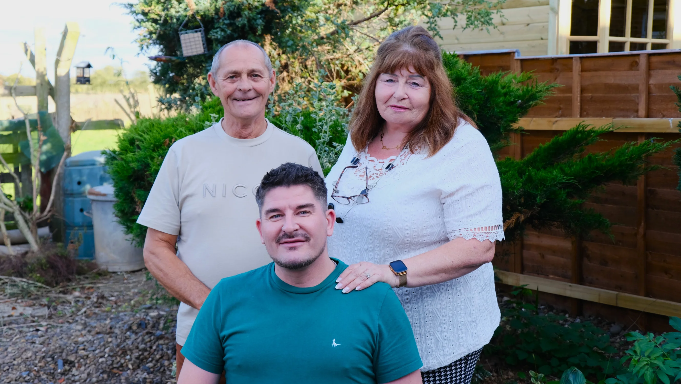 Linda and Terry with their son, Dan