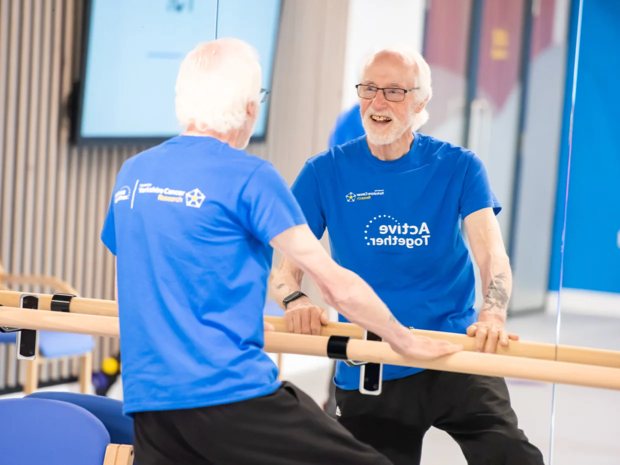 Pete completing his exercises in the Active Together studio