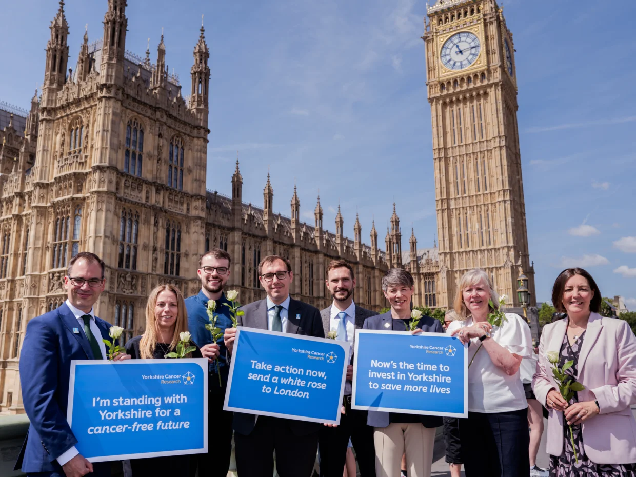 Charity supporters and politicians launched the White Rose campaign at Westminster in summer 2025
