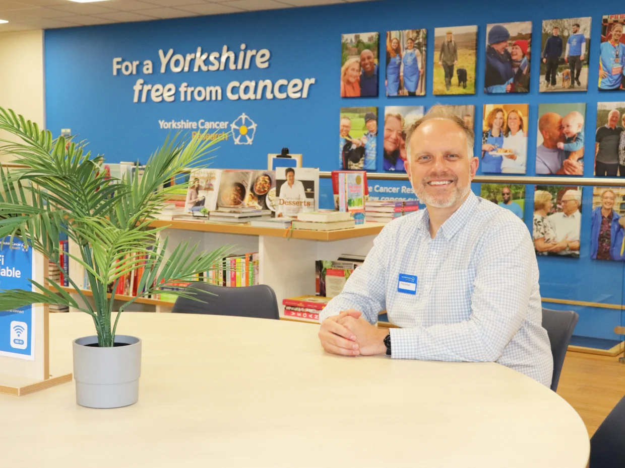 Tony Graham at the new charity superstore in York