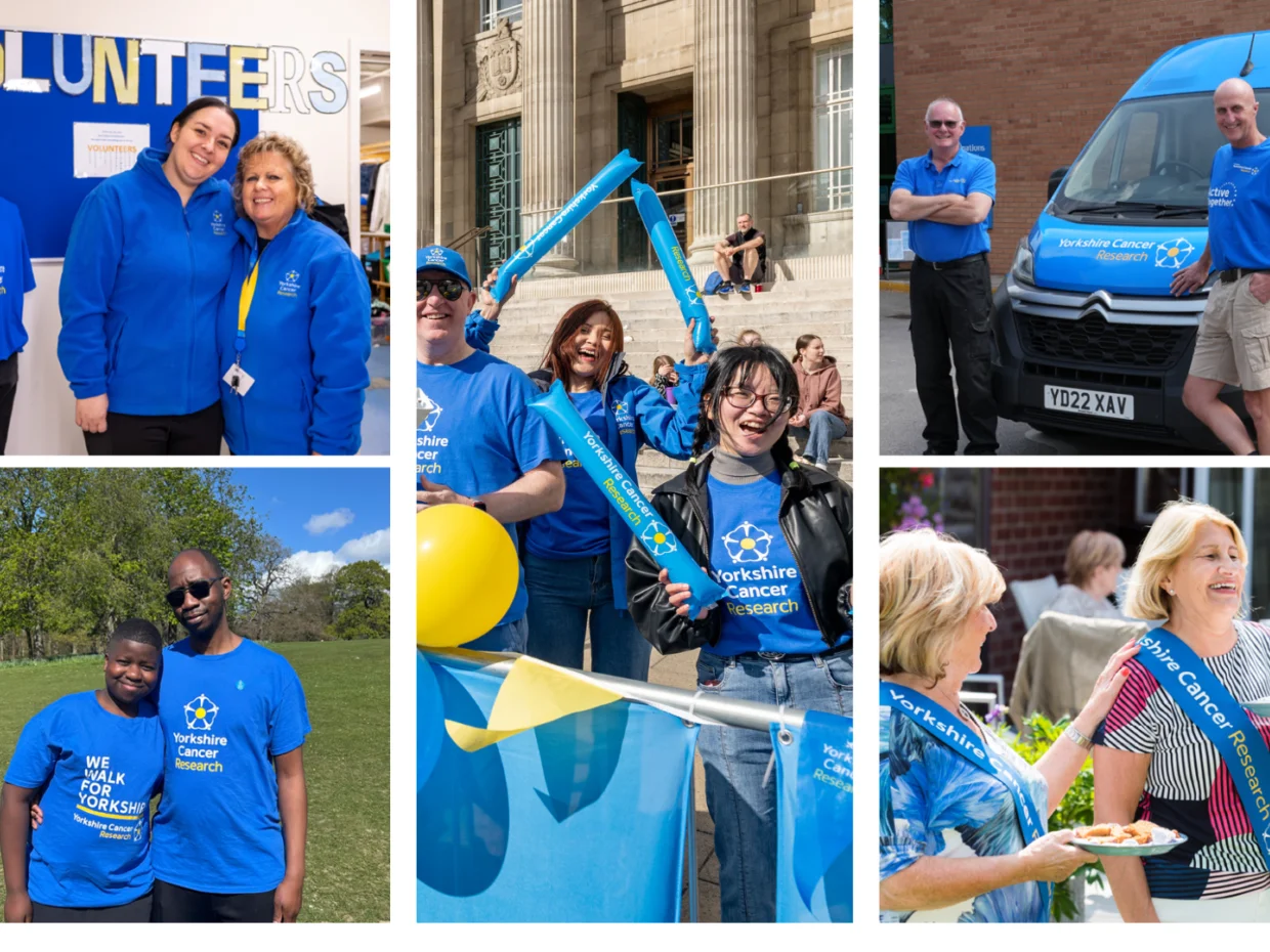 Collage of volunteers